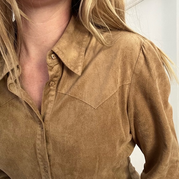 Western suede top - Picture 7 of 8